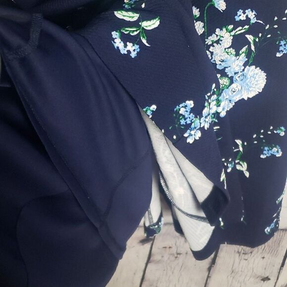JH Navy Blue Floral Dress - Picture 10 of 12